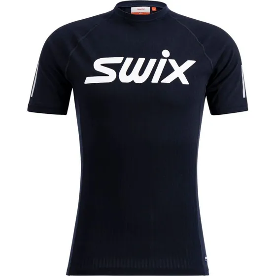 Swix Roadline Racex kortrmet T-shirt L - Black/Dark Navy