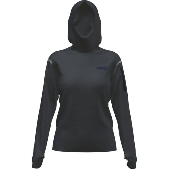 Swix Pace Midlayer Hooded W Dark Navy Str. L