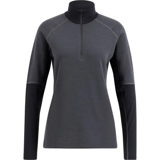 Lundhags Prime Merino Half Zip W, Charcoal/Black XL
