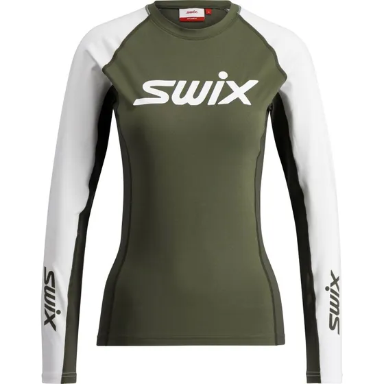Swix Racex Dry Long Sleeve Bluse Olive Agave XL