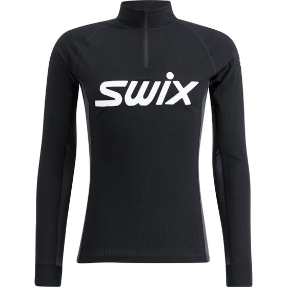 Swix Racex Classic Half Zip Herrebluse Black Phantom XXL