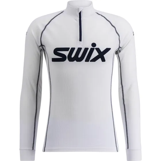 Swix Racex Classic Half Zip Herre L  Bright White/Dark Navy