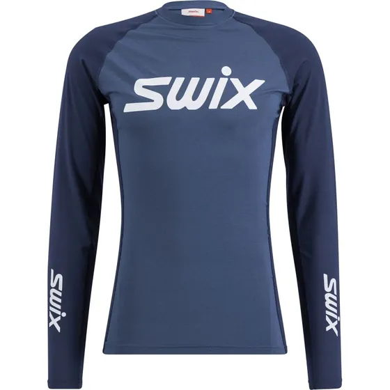 Swix Racex Dry Longsleeve L - Lake Blue/Dark Navy