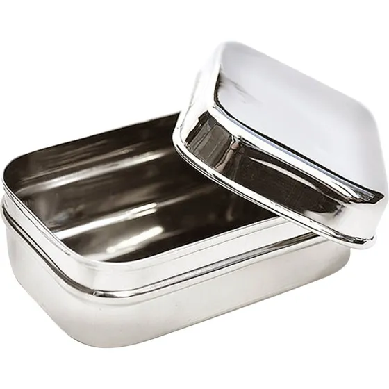 Ecolunchpod rektangulr snackboks 145 ml - rustfrit stl