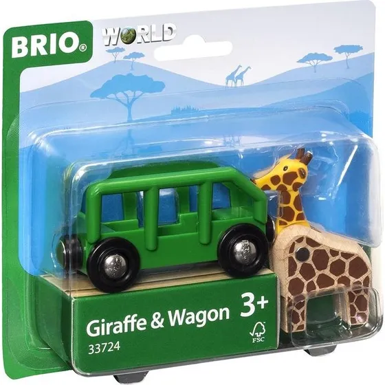 BRIO 33724 Giraf og vogn