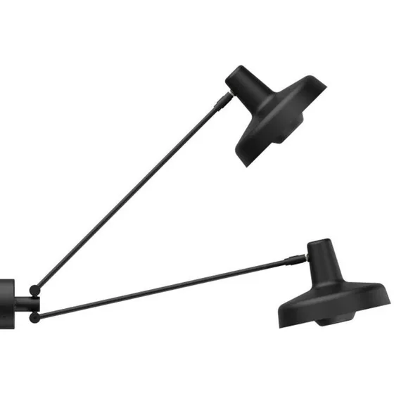 Grupa Arigato Palace Double væglampe – sort