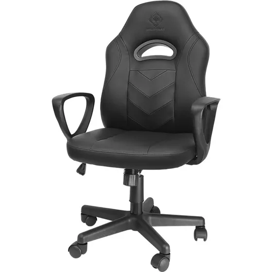 Deltaco GAM-094 Junior gamingstol, sort (PU-læder, justerbar)