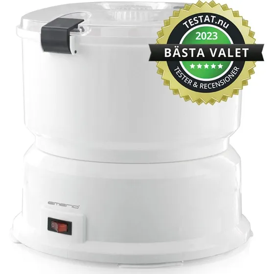 Emerio Elektrisk kartoffelskrller 1 kg  gennemsigtigt lg