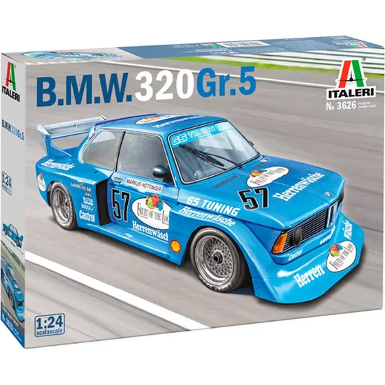 Italeri 1:24 BMW 320 Group 5 modelbyggesæt