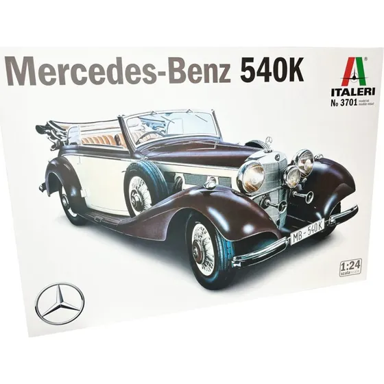 Italeri 1:24 Mercedes-Benz 540K modelbyggesæt