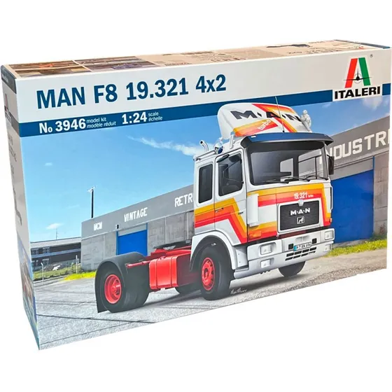 Italeri MAN F8 19.321 4x2 lastbil byggesæt 1:24