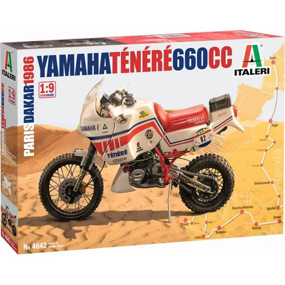 Italeri Yamaha Tnr 660 cc 1986 Paris Dakar - 1:9