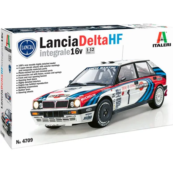 Italeri 1:12 Lancia Delta HF Integrale 16V - Modelbil
