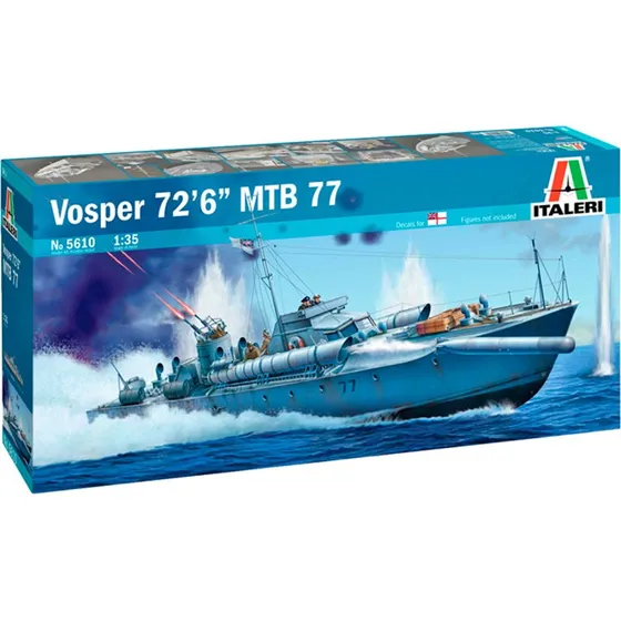 Italeri Vosper 72'6" MTB 77 - Byggest 1:35 (63 cm)