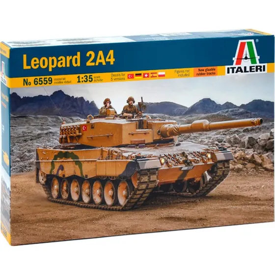 Italeri Leopard 2A4 1:35 byggest