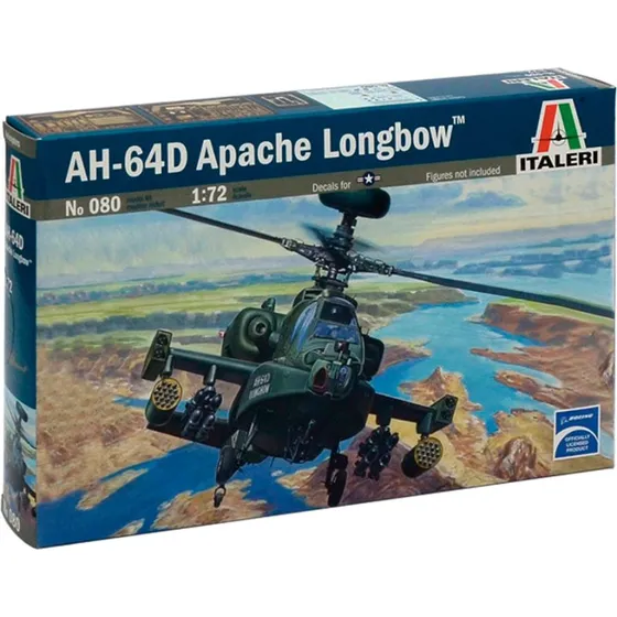 Italeri 1:72 AH-64D Apache Longbow - Modelbyggest