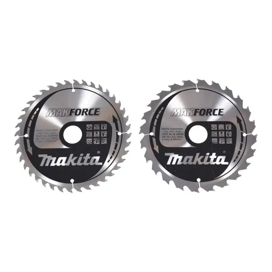 Makita HM-klinge 190x30 mm, 2 stk (B-49323)