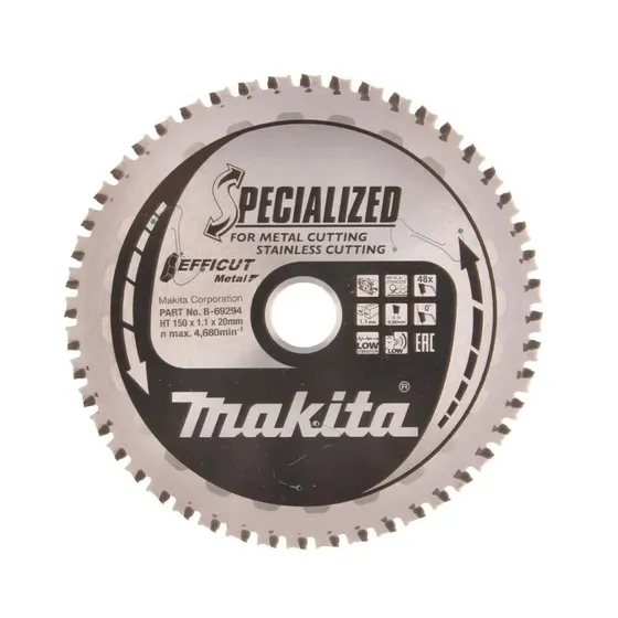 Makita Efficut TCT rundsavsklinge 150x20 mm, 48T (B-69294)