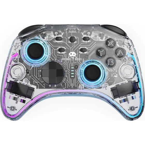 Freaks And Geeks Polychroma trådløs controller (transparent)