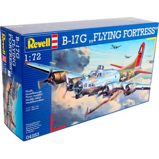 Revell B-17G Flying Fortress 1:72 byggesæt (237 dele)
