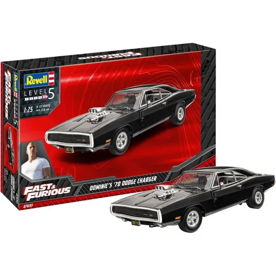 Revell Fast & Furious Dominic's 1970 Dodge Charger 1:25 (117 dele)