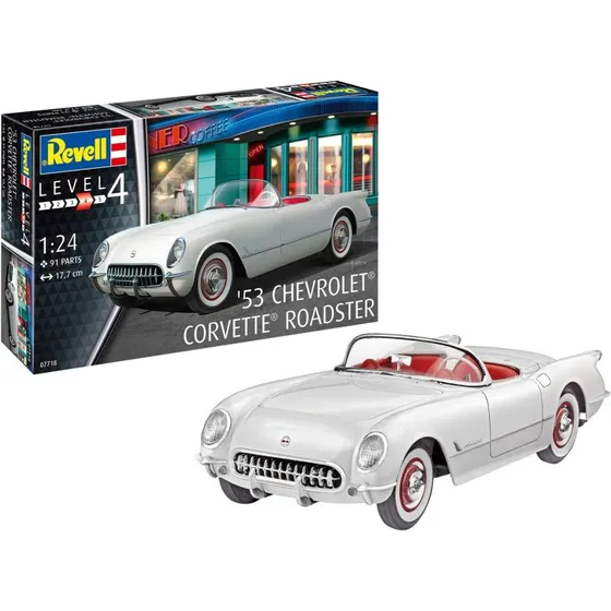 Revell 1953 Chevrolet Corvette Roadster 1:24  91 dele