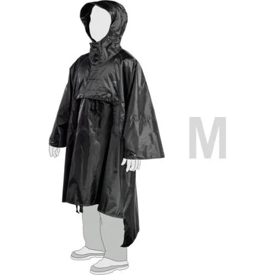 Tasmanian Tiger TT Tac Poncho – Sort, Str. M