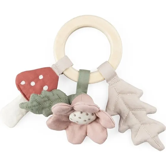 Sebra Rangle Classic – multi, økologisk bomuld & FSC-træring