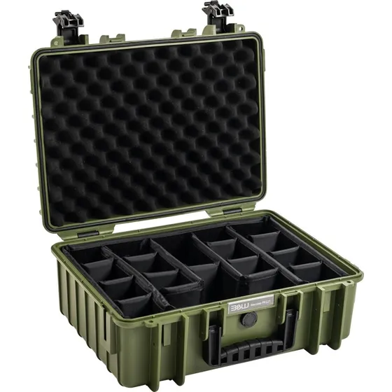 B&W Outdoor Cases Type 5000 kuffert  bronze/green (delersystem)