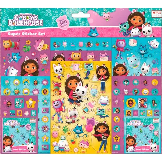 Gabbys Dollhouse Stickersæt, 500 stk.