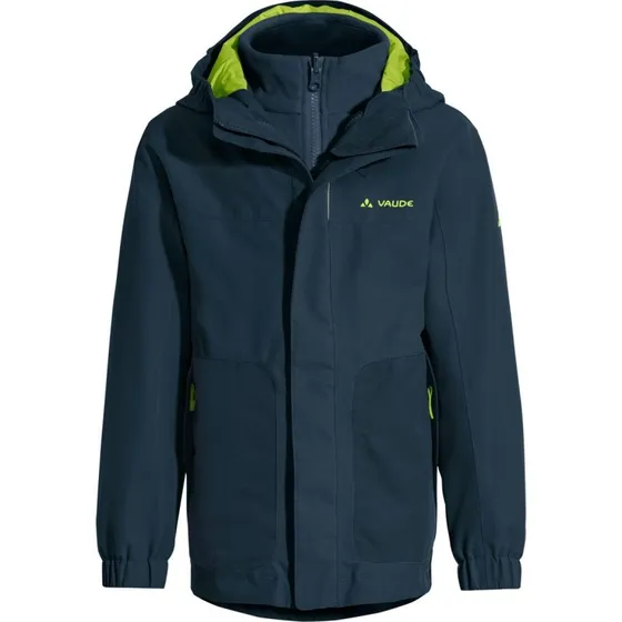 Vaude V Kids Campfire 3in1 Jacket IV - Dark Sea, 122/128