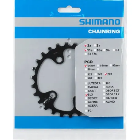 Shimano SLX M7000 klinge 26T  til 2x11-speed