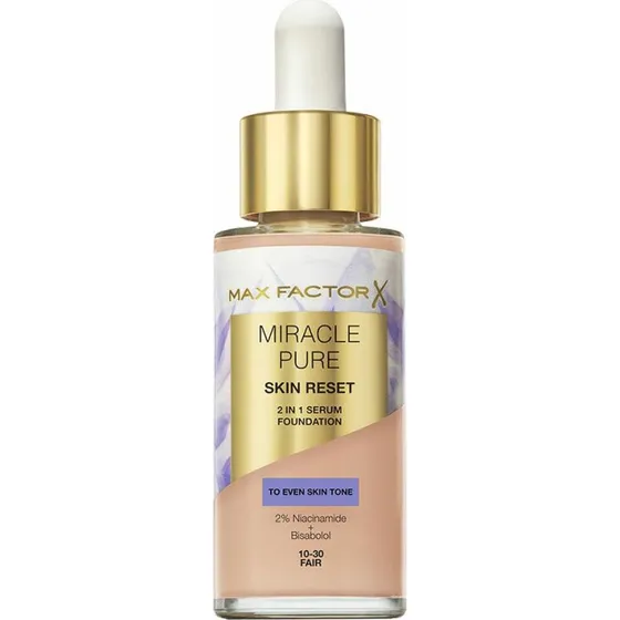 Max Factor Miracle Pure Skin Reset 2-i-1 Serum-Foundation 10-30 Fair 30 ml