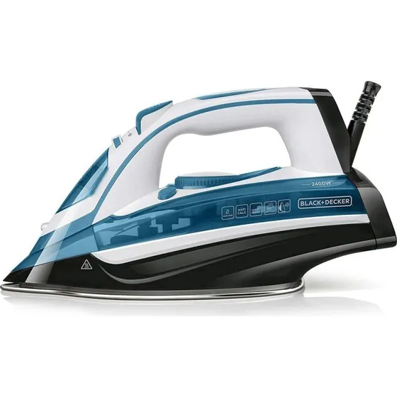 Black+Decker BXIR2402E dampstrygejern 2400 W hvid
