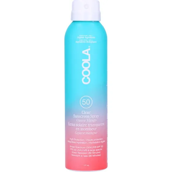 COOLA Classic Sunscreen Spray SPF50 Guava Mango 177 ml