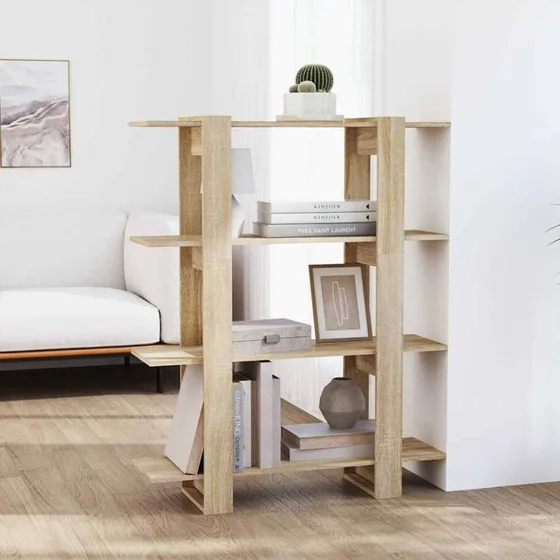 vidaXL bogreol/rumdeler 100x30x123,5 cm Sonoma-eg