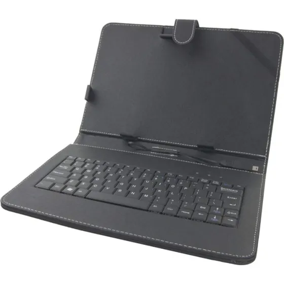 Esperanza EK125 10,1" tabletetui med indbygget tastatur, sort