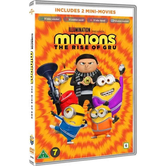 Minions: The Rise of Gru (DVD, 2022)