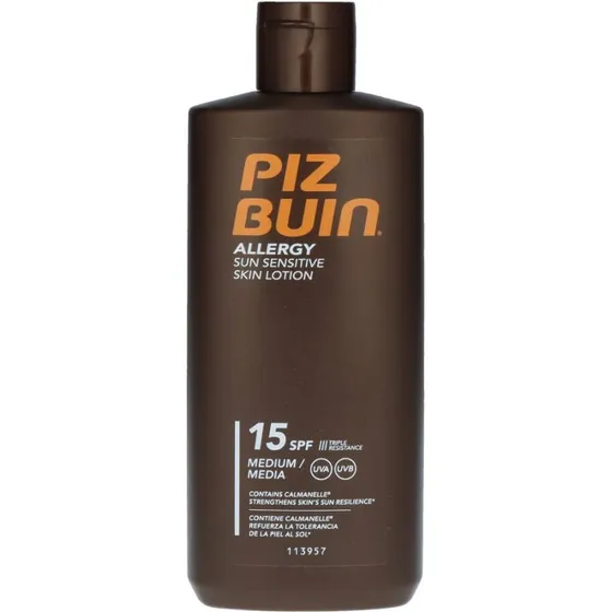 Piz Buin Allergy Sun Sensitive Lotion SPF 15, 200 ml