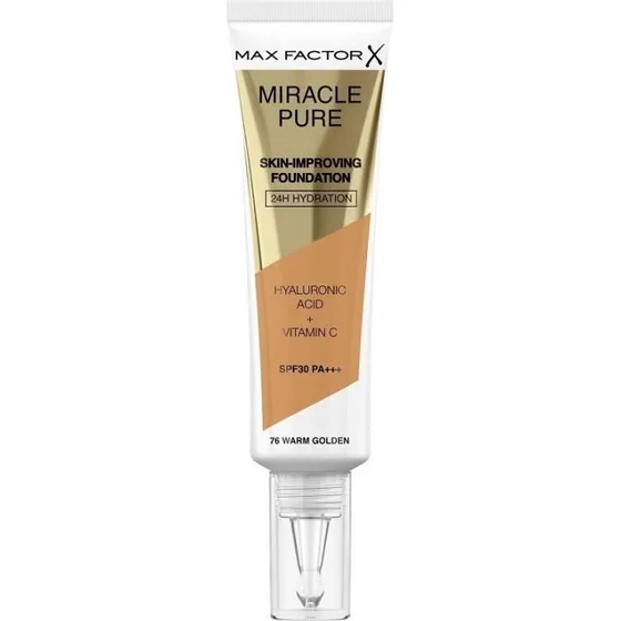 Max Factor Miracle Pure Foundation 76 Warm Golden 30 ml