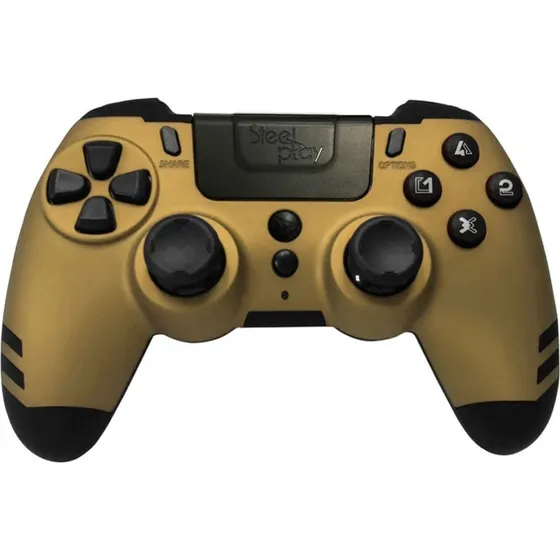 Steelplay MetalTech trådløs controller (PS4/PS3/PC) – guld