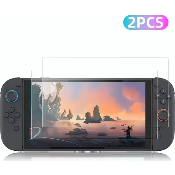 Deep Explorer Hærdet Skærmbeskyttelse til Nintendo Switch 2 (2 stk)