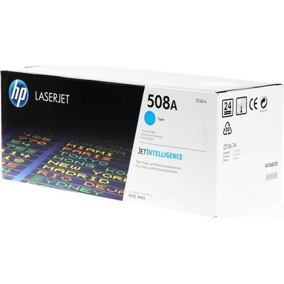 HP Toner CF361A (508A) Cyan  5.000 sider