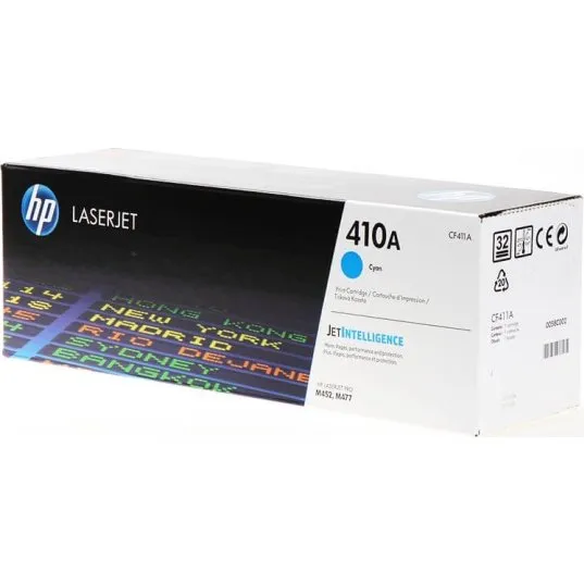 HP Toner CF411A (410A) Cyan  2.300 sider