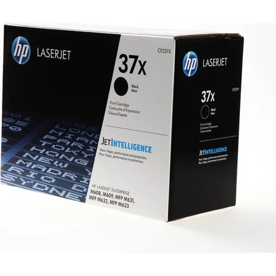 HP Toner CF237X (37X)  Sort hj kapacitet 25.000 sider