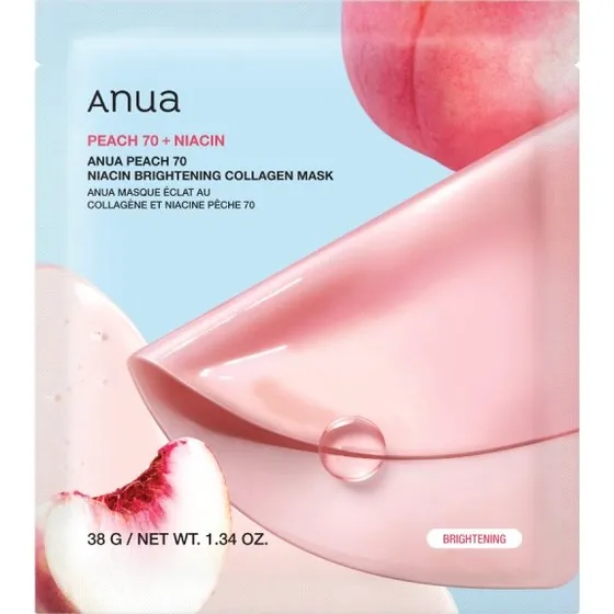 Anua Peach 70 Niacin Lysnende Kollagenmaske