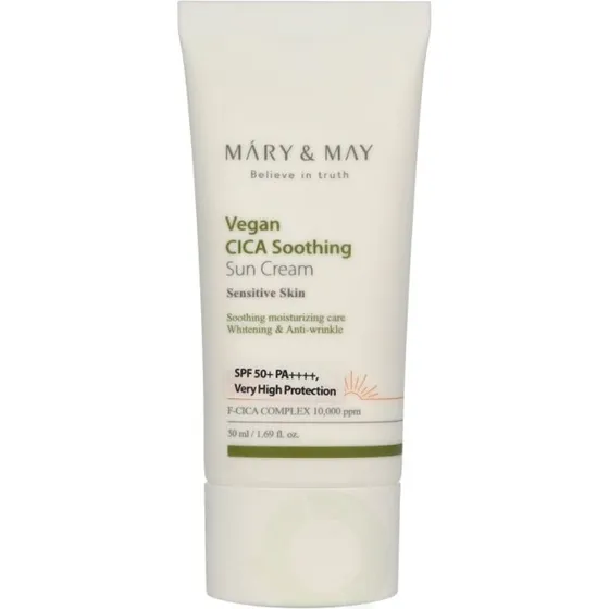 Mary & May Cica Soothing Sun Cream SPF50+ PA++++ 50 ml