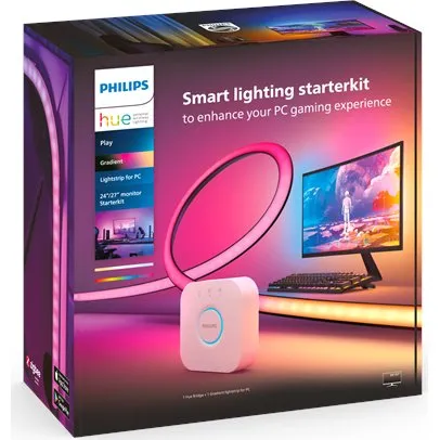 Philips Hue Play Gradient Lysstrip 24–27 tommer med Hue Bridge