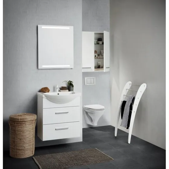 Dansani Repeat spejl med lys og sensor 60x70 cm