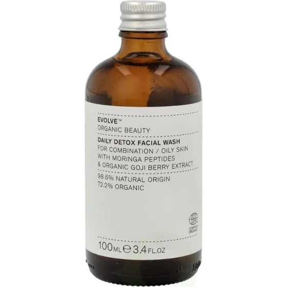 Evolve Beauty Daily Detox Facial Wash 100 ml  til kombineret/olieret hud